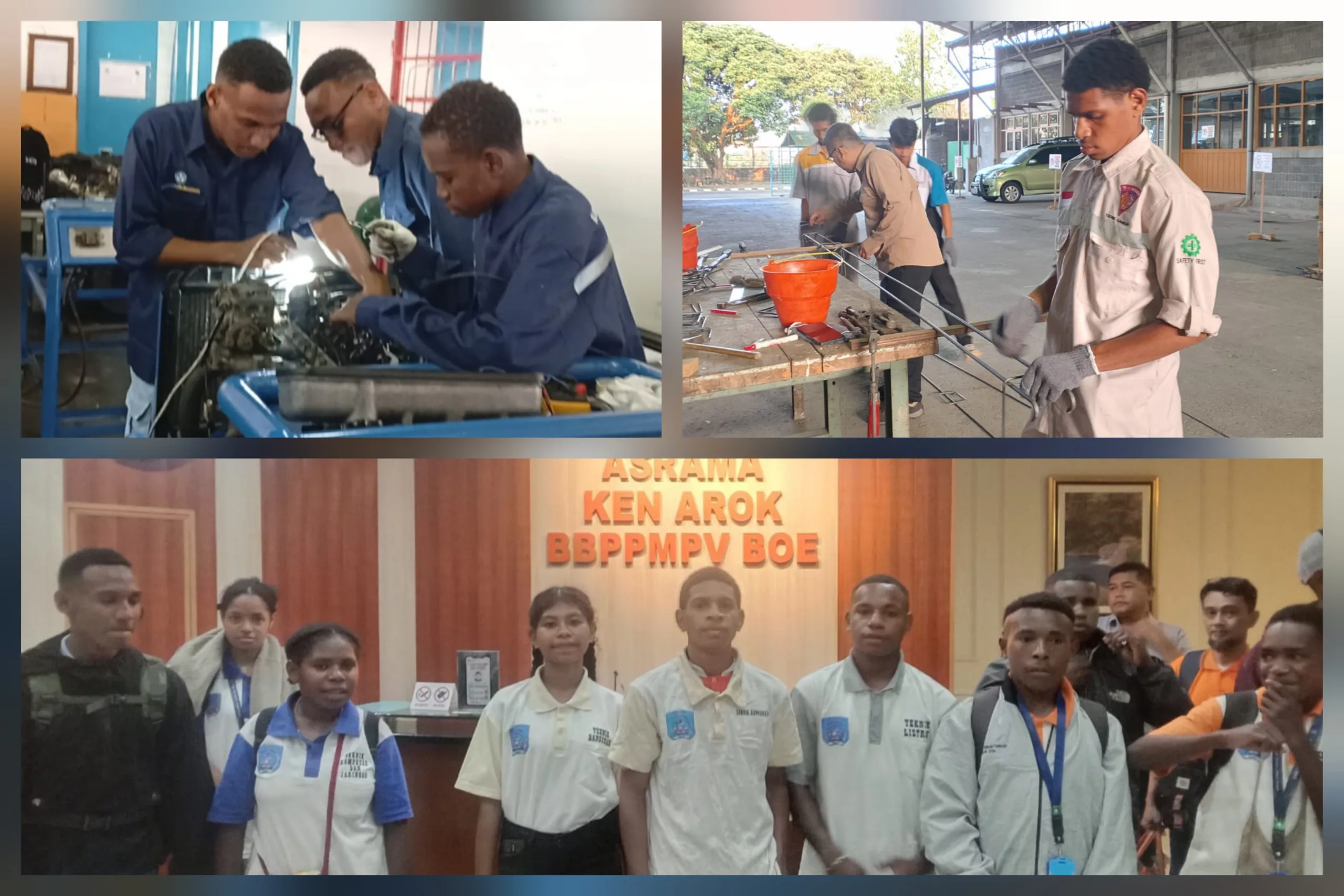 Lewat Dana BOSDA Papua Tengah, SMK PK Negeri 1 Mimika Bekali Siswa dan Guru Lewat Magang Industri di Malang