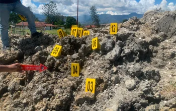 10 Selongsong Peluru Ditemukan Usai Gangguan Tembakan di Asologaima