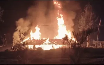Kantor BPBD Kabupaten Puncak Ludes Terbakar, Polisi Selidiki Dugaan Pembakaran Sengaja
