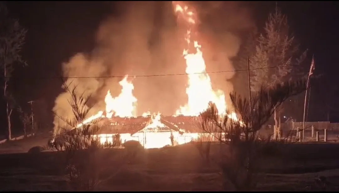Kantor BPBD Kabupaten Puncak Ludes Terbakar, Polisi Selidiki Dugaan Pembakaran Sengaja