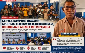Kepala Kampung Nawaripi Apresiasi Dialog Wawasan Kebangsaan, Dorong Jadi Agenda Rutin Pemuda
