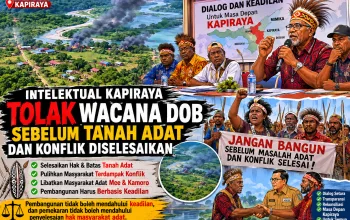 Intelektual Kapiraya Tolak Wacana DOB Sebelum Tanah Adat dan Konflik Diselesaikan