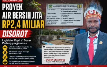 Proyek Air Bersih Jita Rp2,4 Miliar Disorot, Legislator Dapil VI Desak Pertanggungjawaban