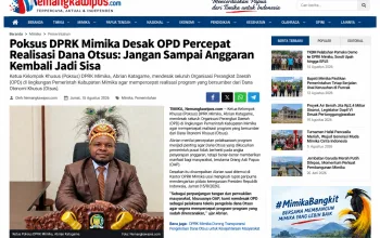 Poksus DPRK Mimika Desak OPD Percepat Realisasi Dana Otsus: Jangan Sampai Anggaran Kembali Jadi Sisa