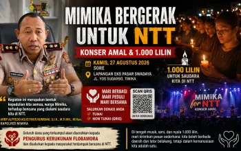 Mimika Bergerak untuk NTT, Konser Amal dan 1.000 Lilin Digelar Kamis Sore