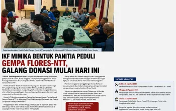 IKF Mimika Bentuk Panitia Peduli Gempa Flores-NTT, Galang Donasi Mulai Hari Ini
