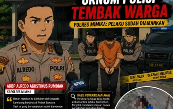 GEGER DI TIMIKA! Oknum Polisi Diduga Tembak Pria hingga Tewas, Dipicu Dugaan Persoalan Rumah Tangga