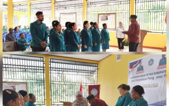 Pengurus TP PKK Distrik Iwaka Dilantik, Diminta Aktif Berdayakan Keluarga