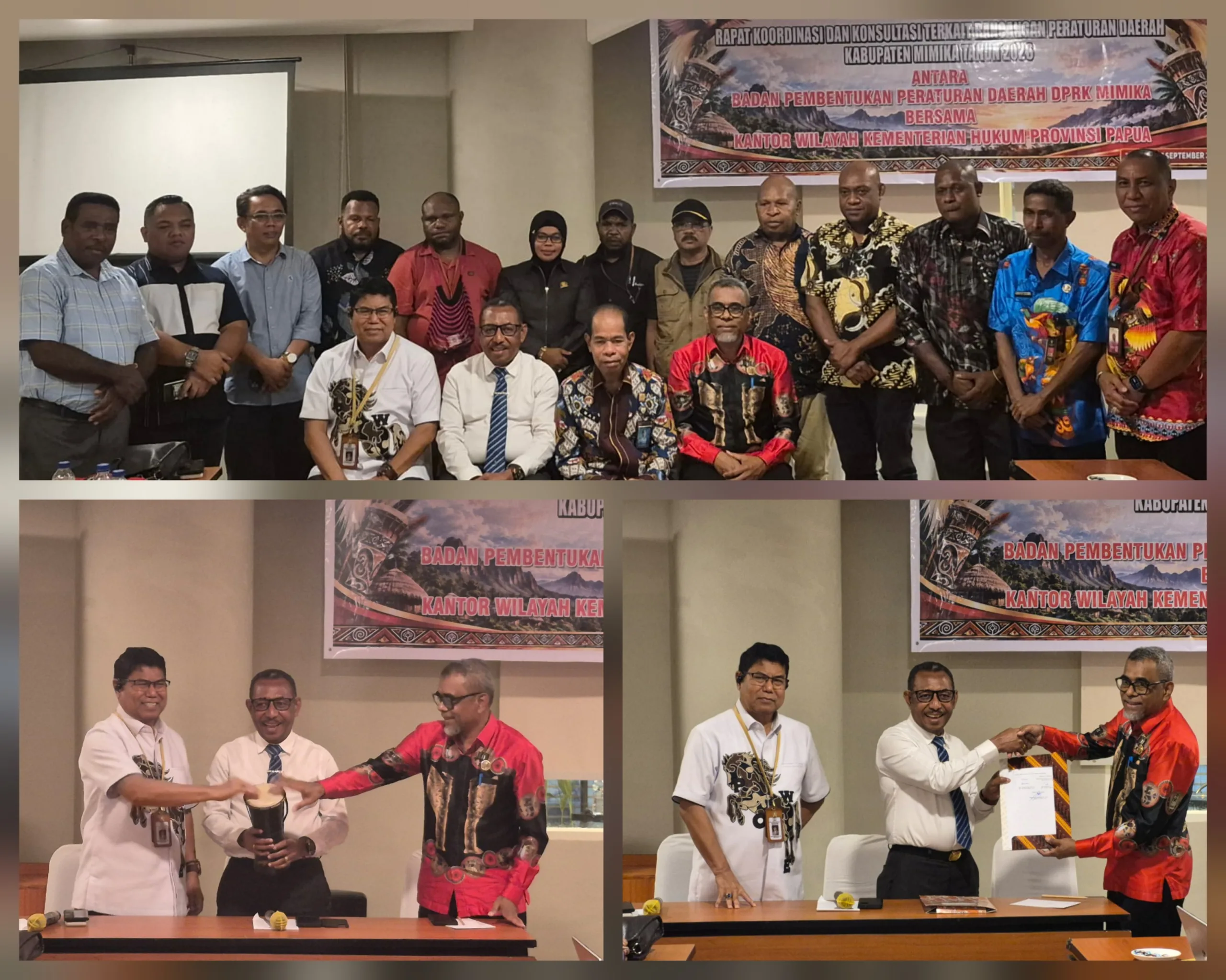 Komitmen Nyata DPRK dan Pemkab Mimika: 6 Peraturan Daerah Siap Perkuat Layanan Publik dan Keadilan Masyarakat
