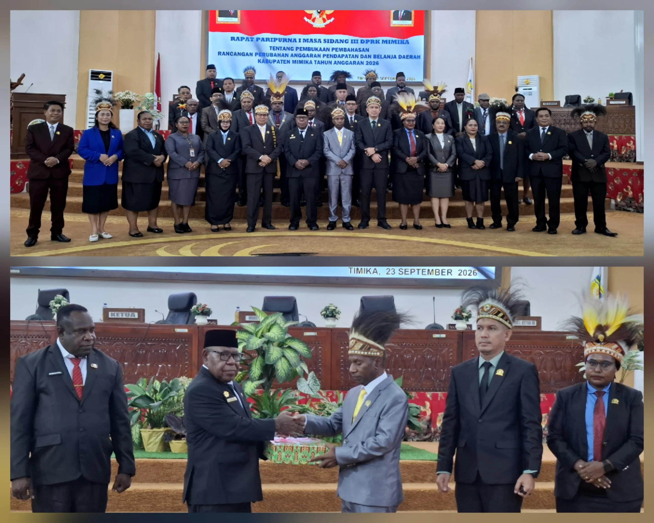Pemkab dan DPRK Mimika Bedah RAPBD-Perubahan 2026, Fokus Genjot Pelayanan Dasar hingga Program Prioritas