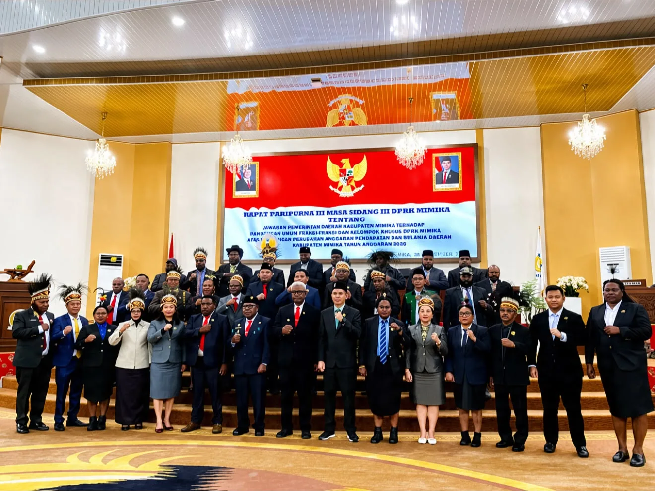 Tanggapi Catatan Fraksi-Fraksi DPRK, Bupati Johannes Rettob Pastikan Pengelolaan APBD-P 2026 Dilakukan Transparan dan Pruden