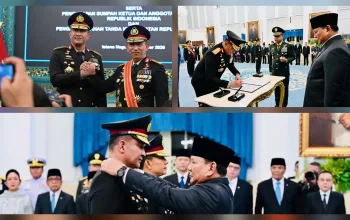 Prabowo Lantik Suyudi Ario Seto sebagai Kapolri, Wahyu Hadiningrat Jadi Wakapolri