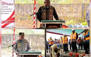 Fasilitas Kepolisian Baru Dibangun di Mimika, Jangkauan Pelayanan hingga Kokonao dan Agimuga Diperkuat