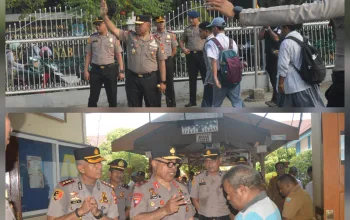 Kapolda Papua Tengah Turun Atur Lalu Lintas hingga Jadi Pembina Upacara, Pesan Pelajar Jauhi Narkoba dan Bullying