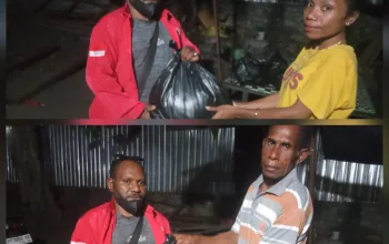 DPD BMP Papua Tengah Sosialisasikan Organisasi dan Salurkan Sembako kepada 20 Warga Paniai di Nabire