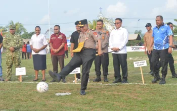 Kapolda Cup I 2026 Resmi Bergulir, 36 Tim SMP se-Nabire Bersaing Rebut Piala dan Hadiah Puluhan Juta Rupiah