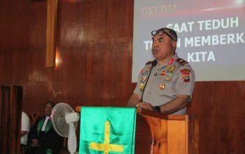 Minggu Kasih di Nabire, Kapolda Papua Tengah Ajak Gereja Lindungi Generasi Muda dari Narkoba dan Miras