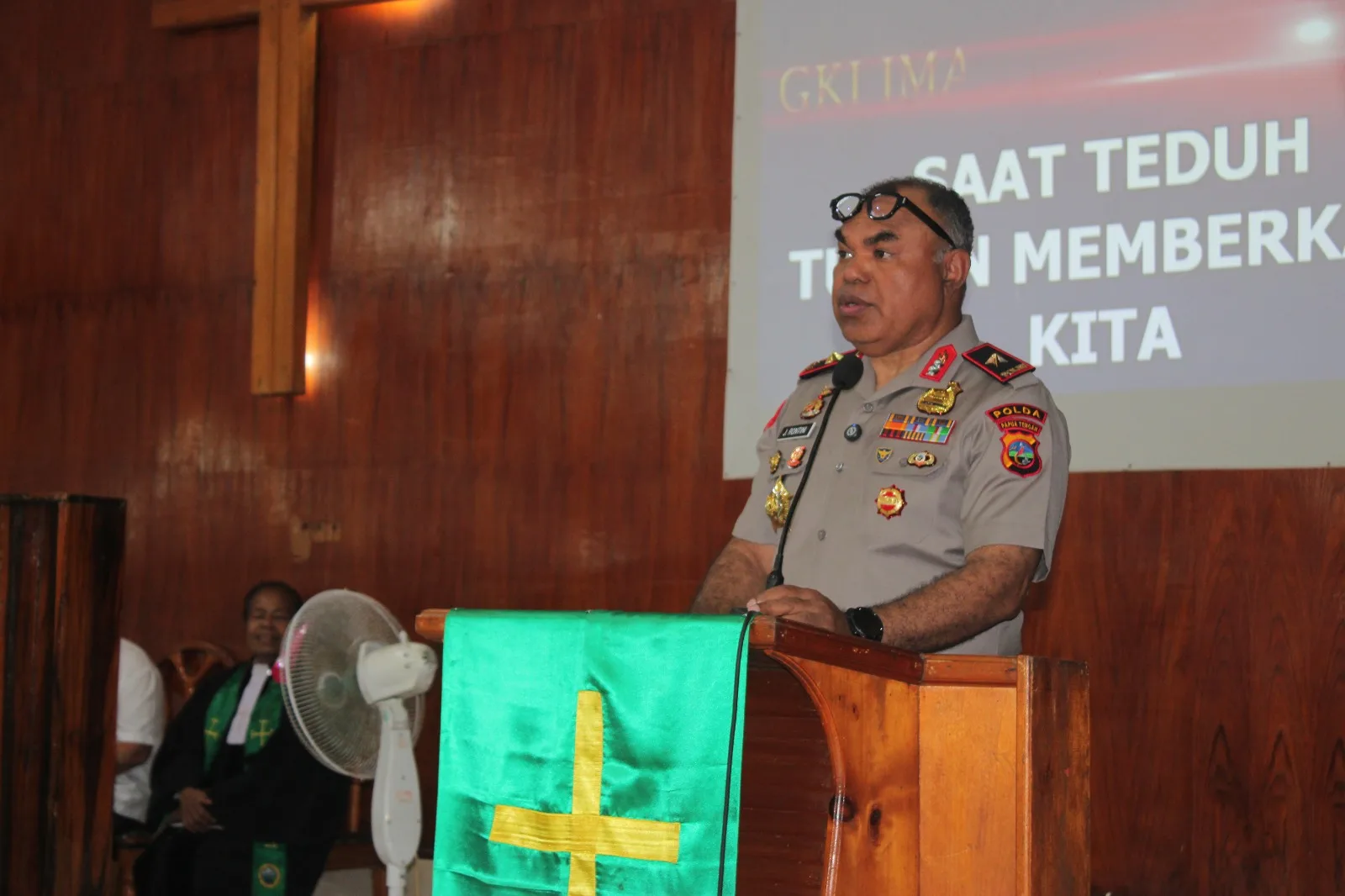 Minggu Kasih di Nabire, Kapolda Papua Tengah Ajak Gereja Lindungi Generasi Muda dari Narkoba dan Miras