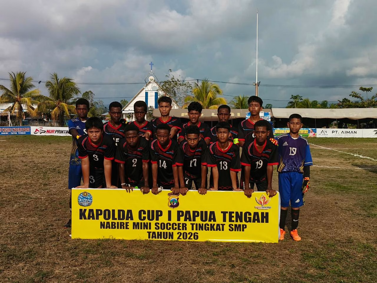 Kapolda Papua Tengah Cup I 2026 Memasuki Partai Puncak, SMPN 5 Nabire Tantang SMPN 1 Nabire Barat