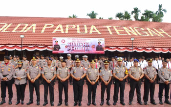 Pimpin Upacara Sumpah Pemuda ke-98, Wakapolda Papua Tengah Tekankan Patriotisme, Kegigihan dan Empati